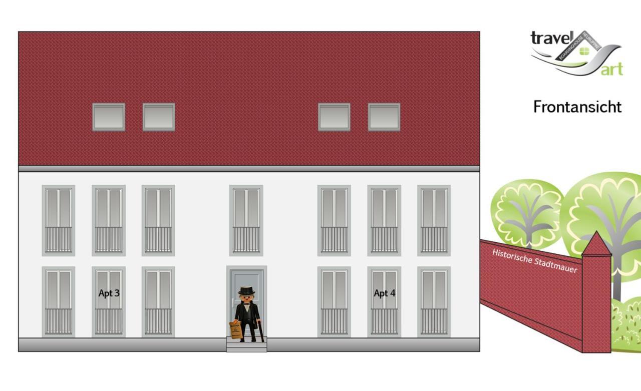 Travel Art Boardinghouse Aparthotel Нойрупин Екстериор снимка